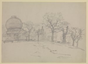 Greenwich (Det Kongelige Observatorium) af William Lionel Wyllie