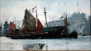 Ramsgate havn af William Lionel Wyllie