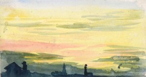 Solnedgang af William Lionel Wyllie