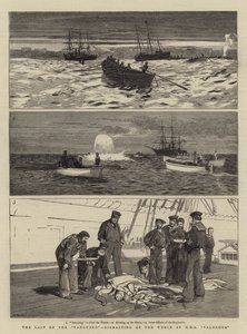 The Last of the Vanguard, Dismasting of the Wreck af HMS Valorous