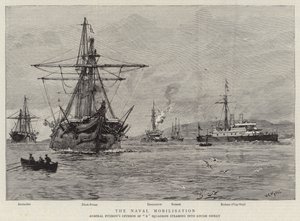 Flådemobiliseringen af William Lionel Wyllie