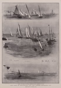 Kapsejlads til Helgoland om den tyske kejserpokal af William Lionel Wyllie