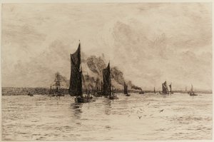 Ved syndflodens sidste rislen af William Lionel Wyllie