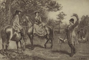 Første møde mellem Frank og Die Vernon af William Lockhart Bogle