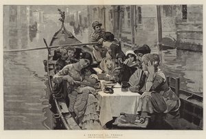 En venetiansk Al Fresco af William Logsdail