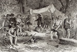 Den første dag i Jamestown, 14. maj 1607, fra 