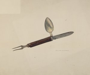 Bestiksæt, ca. 1941.
