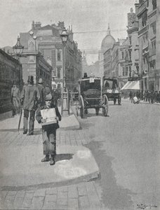 Cannon Street, 1891 af William Luker