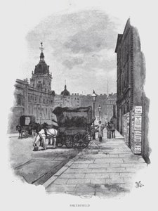 Smithfield (litho) af William Luker