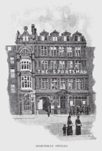Sportsmand kontorer (litho) af William Luker