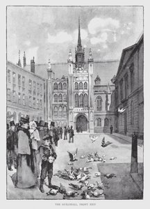 The Guildhall, Front Exit (litho) af William Luker