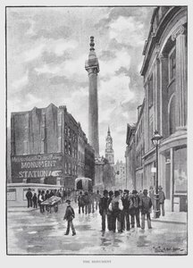 Monumentet (litho) af William Luker