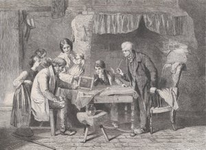Bedstefars portræt, fra Illustrated London News, 4. januar 1862.