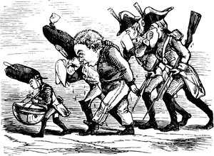 Illustration fra bogen The Rose and The Ring, af William Thackeray, 1855.