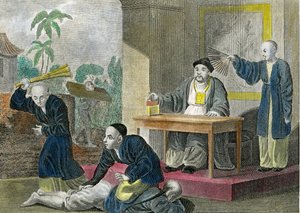 En mandarin, der administrerer retfærdighed af William Marshall Craig