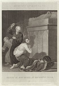 Henrik II piskede ved Beckets grav