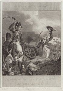 Englænderne stormer Moro-slottet af William Marshall Craig