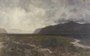 Loch Maree fra Grudie Bridge, ca. 1905 (olie på lærred) af William Matthew Hale