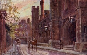 Entrance Gateway, Queens College af William Matthison