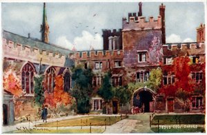 Jesus College af William Matthison