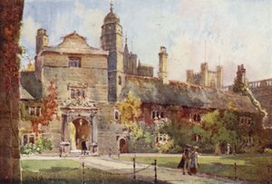 Dydens port, Gonville og Caius College af William Matthison