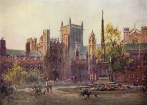 Gateway og Tower of St Johns College af William Matthison