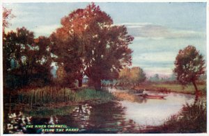 Floden Cherwell, nedenfor parkerne af William Matthison