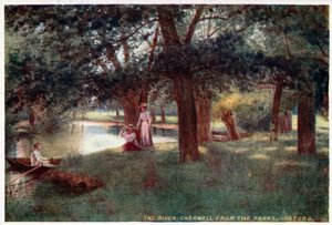 The River Cherwell, fra Parks, Oxford af William Matthison