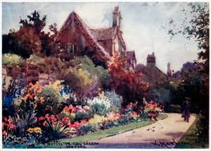 Worcester College Garden af William Matthison
