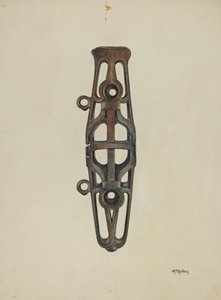 Piskefatning, ca. 1937.