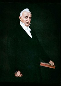 James Buchanan (farve litho) af William Merritt (after) Chase