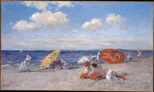 Ved havet af William Merritt Chase