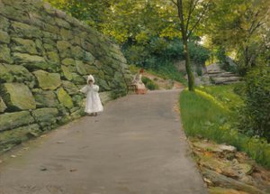 I Parken af William Merritt Chase