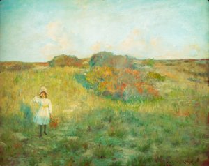 Solnedgang i Shinnecock af William Merritt Chase