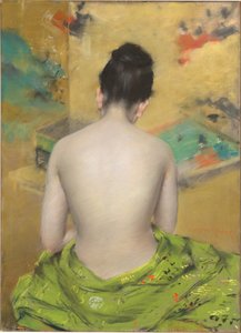 Studie af kødfarve og guld, 1888.