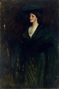 Smaragdfruen af William Merritt Chase