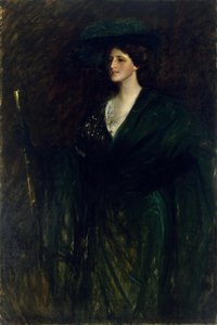Smaragddamen af William Merritt Chase