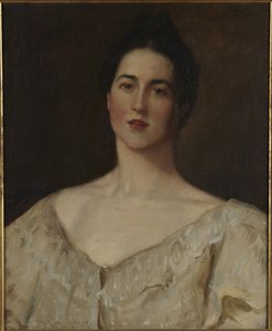 Den statelige model af William Merritt Chase