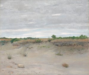 Vindblæst sand af William Merritt Chase