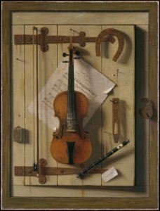 Stilleben - violin og noder
