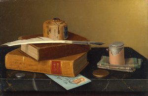 The Bankers Table, 1877. af William Michael Harnett