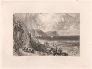 Clovelly Bay og Lundy Island af William Miller