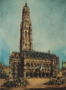 Rådhus, Arras (radering)
