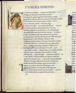 Cassandra bound, page 44 from Virgil "s" Aeneid "dani af William Morris