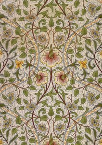 Dekorationsstof. 1876-90 af William Morris