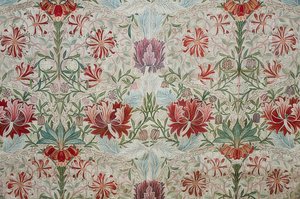 Dekorationsstof. 1880 af William Morris