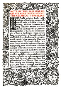 Kelmscott Press: Side trykt i Golden Type, ca. 1895, 1914 af William Morris