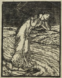 Psyche, der kaster sig i floden af William Morris