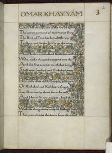Rubaiyat af Omar Khayyam af William Morris