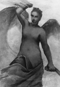 Fortune: A Study for "The Discoverer" af William Morris Hunt